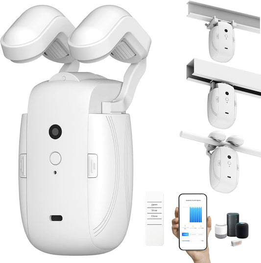🏠 Smart Automatic Curtain Opener – Effortless Living at Your Fingertips! 📱 | Remote Control Curtain Motor for Home | Smooth, Silent & Hands-Free Convenience ✨